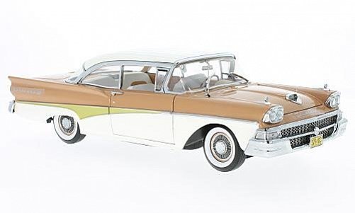 Ford Fairlane 500 Hardtop, brown/white , 1958